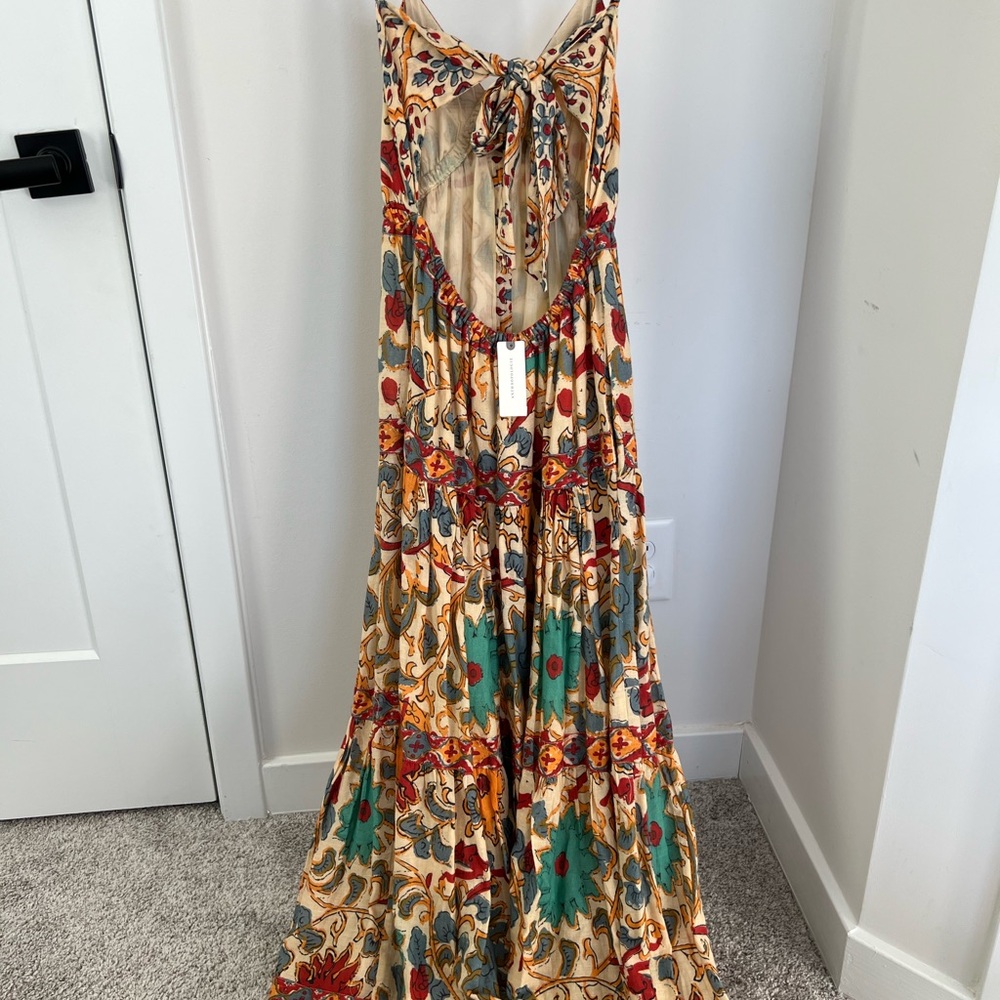 Anthropologie Multicolor Floral Maxi Dress - Picture 4 of 8